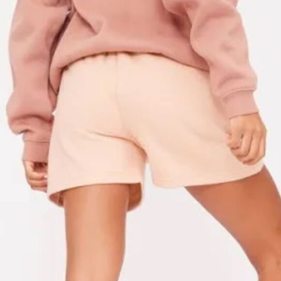 Prettylittlething Baby Pink Sweat Pocket Runner Shorts US 12 “ NWT IN PACKAGING - Picture 2 of 6